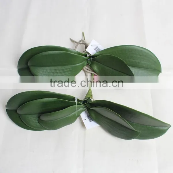 SJ10131028 Artificial Orchid Leaf/fake Phalaenopsis Orchid Flower Leaves photo-2