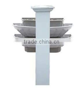 Railing Flower Pot, Stackable Planters Plastic Rail Planter SL-XA5060 photo-2