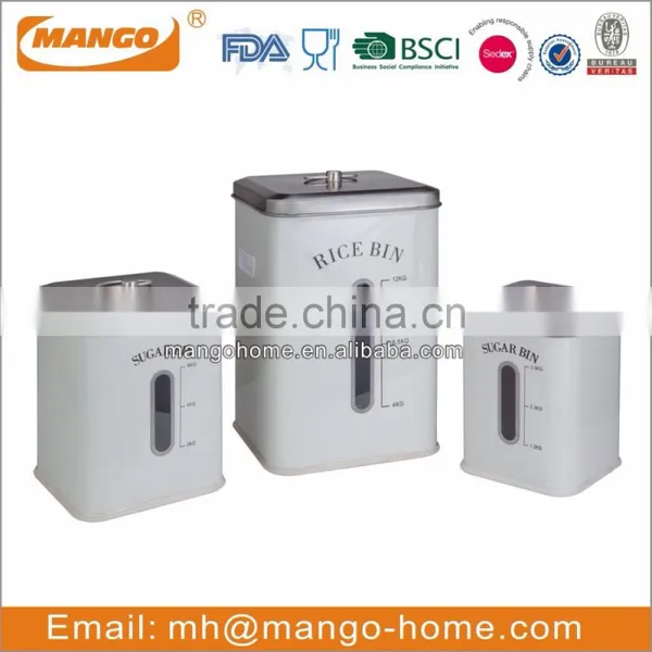 Hot Sale Square Stainless Steel Rice Storage Box photo-4