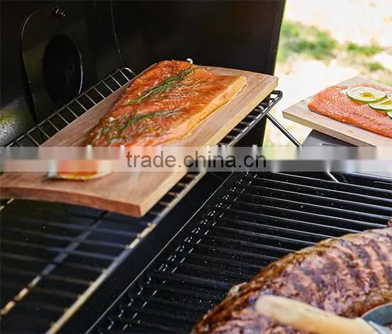 FSC Certificate BBQ Smoking Board Set of 2/Set of 2 BBQ Cedar Smoking Board photo-2