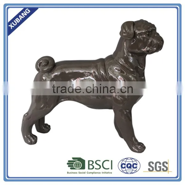 Poly Resin Left Hand Side Standing Dog Home Decor Figurine photo-3