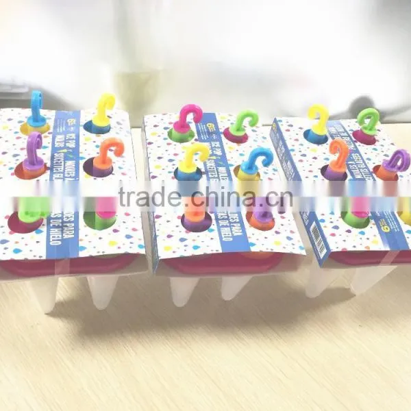 Hotsale Umbrella Shape Plastic Popsicle Mold/handmade Ice Cube Tray photo-5