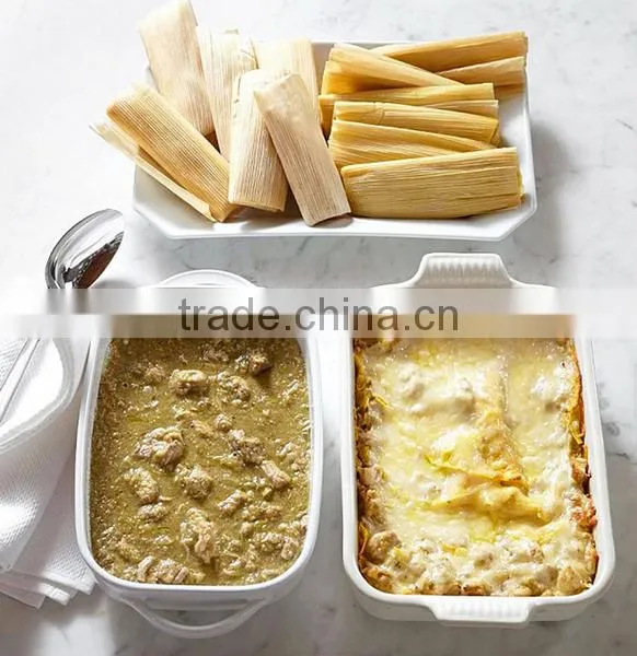Customized Ceramic Oval Bakeware Cake Plate photo-3