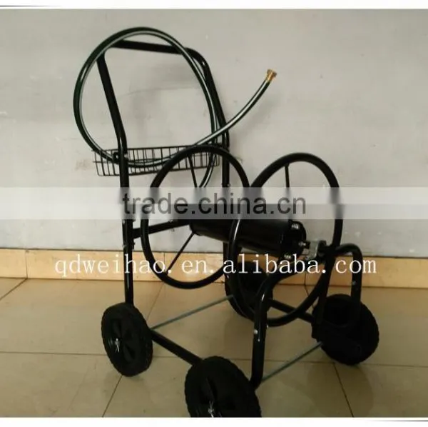 Four-wheel Metal Hose Reel Cart TC1849 photo-2