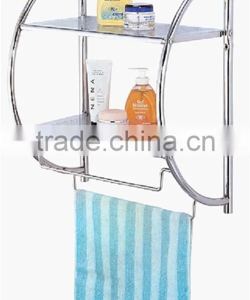 Stainless Steel Simple Style Towel Rack, Bathroom Rotate Towel Hanger photo-4