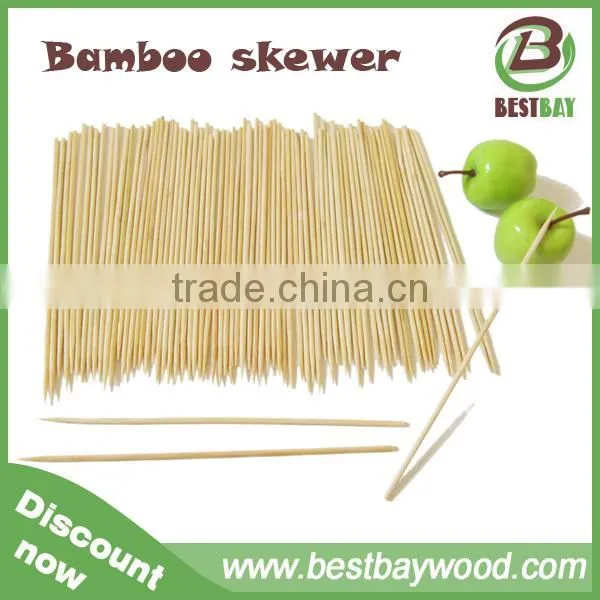 BBQ Tools Rotating Bbq Bamboo Sticks Round Skewer photo-5