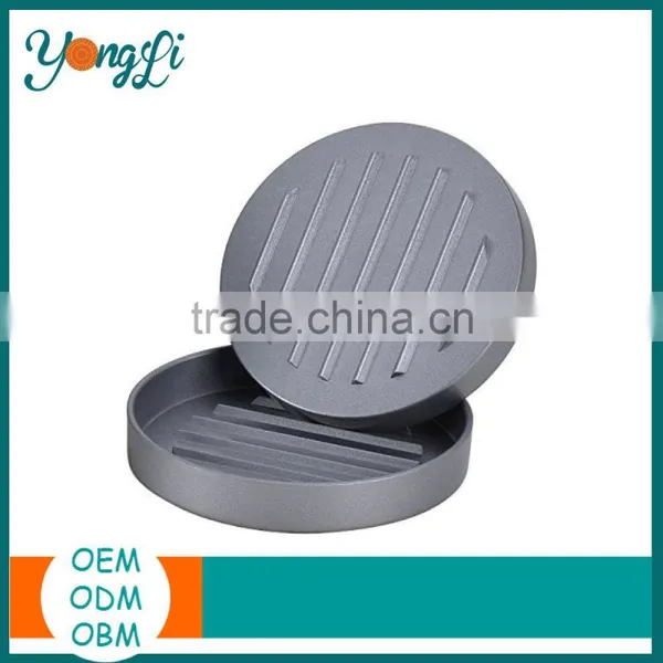 Hamburger Grill BBQ Patty Maker Aluminum Burger Press photo-2
