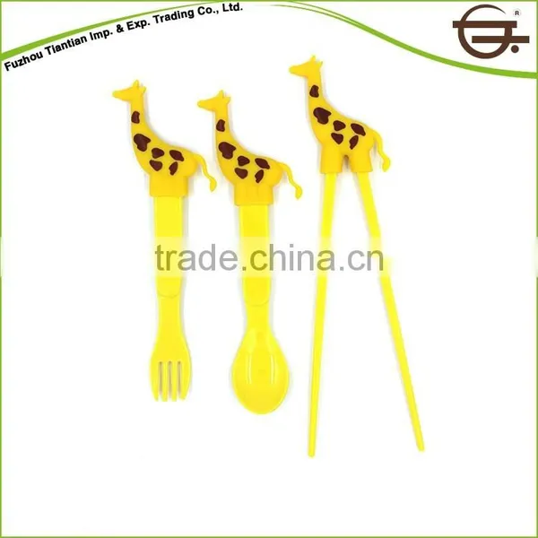 Child Melamine Cute Gift Spoon Fork Set China photo-2