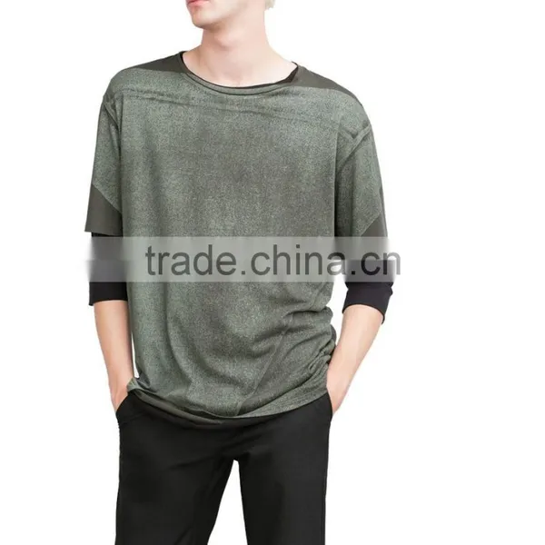 Custom t Shirt With Cheap Price 100% Cotton Breathable Fabric Big Size Mens Casual Teal t Shirts Factory Price t Shirt Wholesale photo-4