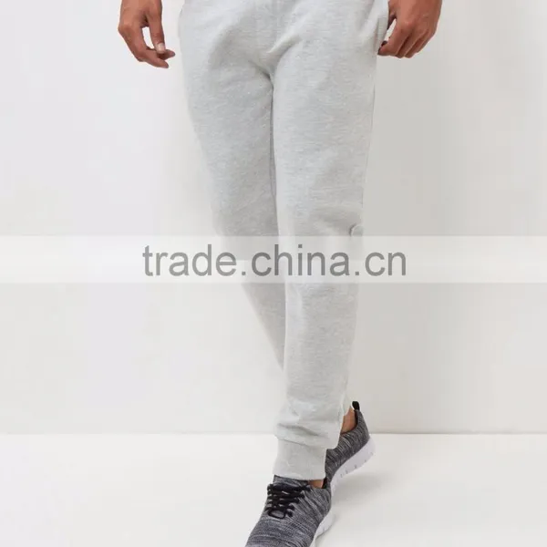 MGOO Fashion Khaki Plain Ripped Mens Joggers Custom Logo Drawstring Waist Cuffed Hem Skinny Fit Joggers With Pocket photo-5