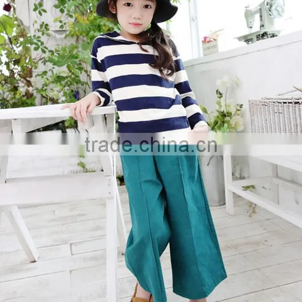 Zm35785a Spring Autumn Girl Shirt Pants Clothes Set Wholesale Boutique Clothing photo-3