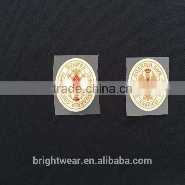 Relfective Chest Emblem Reflective Logo be Heated on Polo Shirt for Spain Market photo-3