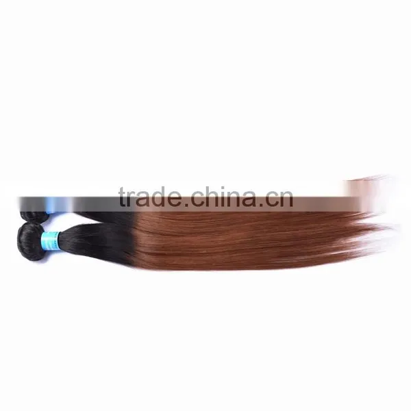 Black Rose Sleek and Silky Straight Peruvian Ombre Hair Weaves 1B/30 Peruvian Human Hair Bundles photo-3