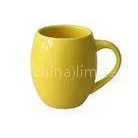 Capacity 520ml AB Grade Custom Ceramic Mugs With Solid Glaze Color