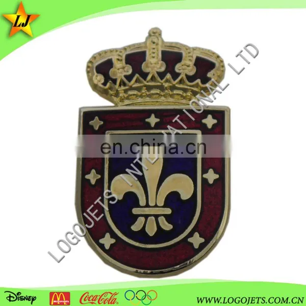 Wholesale Cheap Custom Army Police Sports Running Gold Souvenir Magnetic Military Badge photo-6