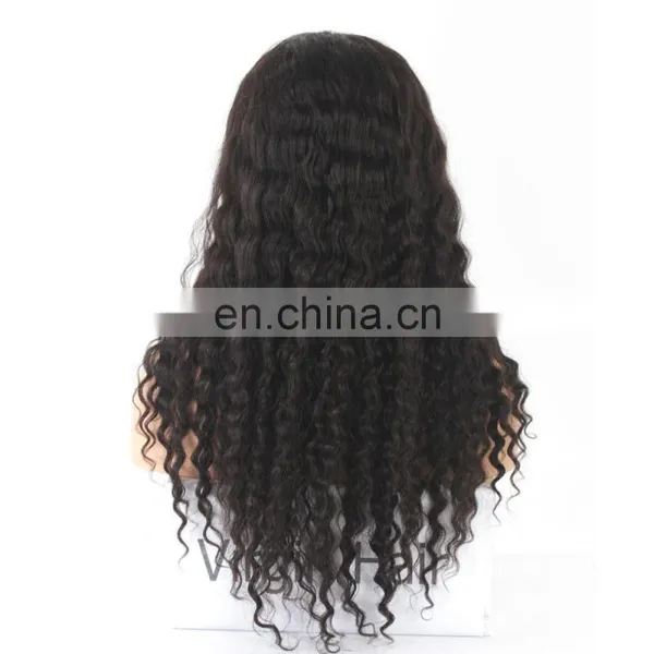 Human Hair Glueless Lace Front Wig Mongolian Kinky Curly Hair Wigs photo-5