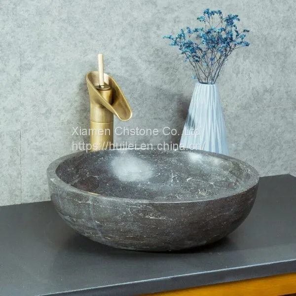 Blue Limestone Sinks,China Blue Stone Bathroom Basins photo-2