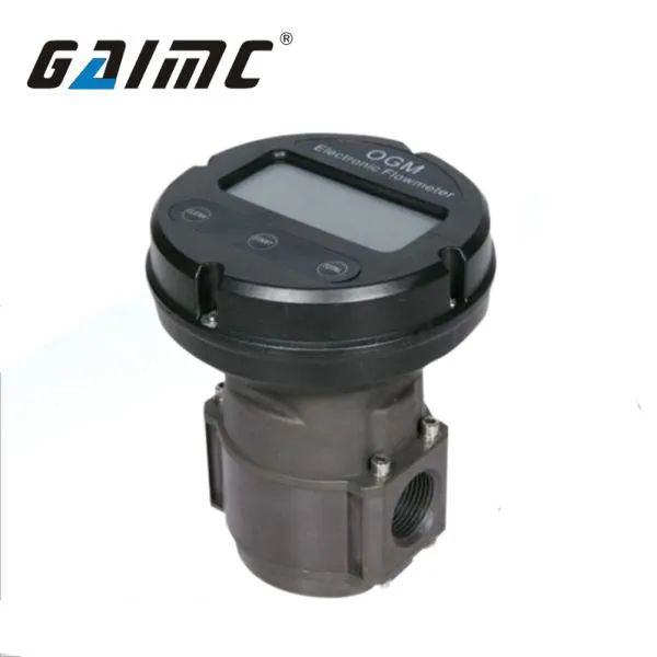 GOG600 OGM 1 Inch Thread Diesel Electronic Oval Gear Flowmeter photo-3