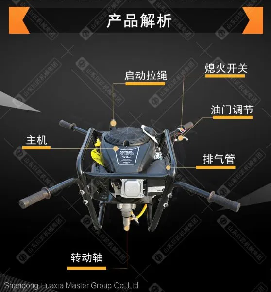 Supply BXZ-2 Backpack Diamond Core Drill American Kohler Gasoline Engine Handheld Backpack Drill Equipment photo-5
