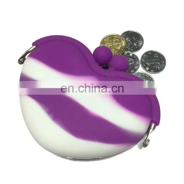 Custom Colorful Mixed Straps Mini Coin Purse Kawaii Cartoon Promotion Silicone Wallets photo-7