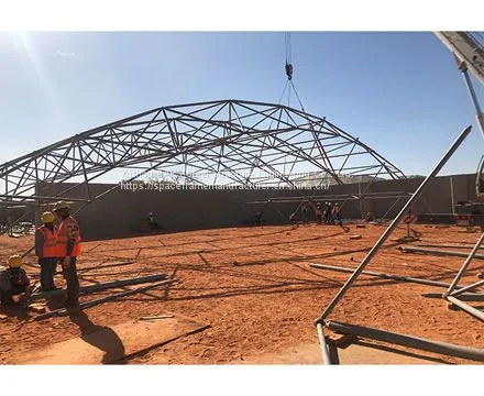 Long Span Space Frame Steel Structural Coal Storage photo-3