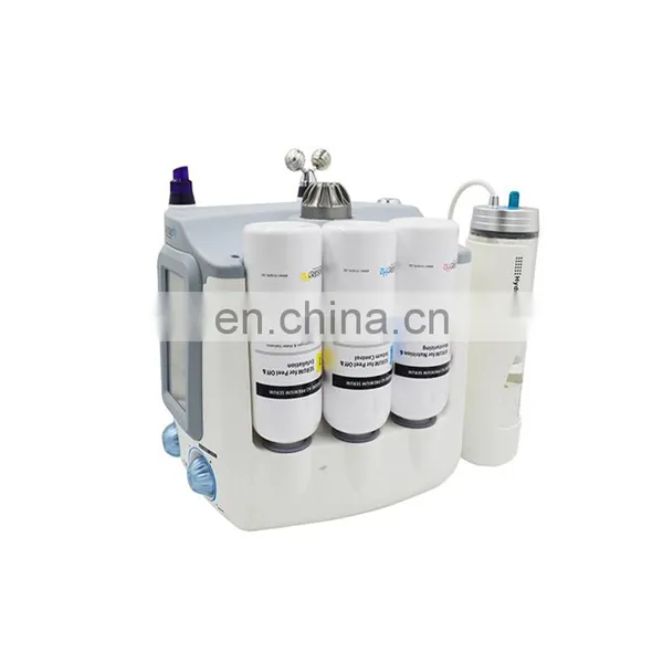 2019 High Quality Aquasure h2 Machinery 3 In 1 Small Bubble Spray Oxygen Jet Hydrogen Facial Machine for Aqua Skin Tightening photo-6