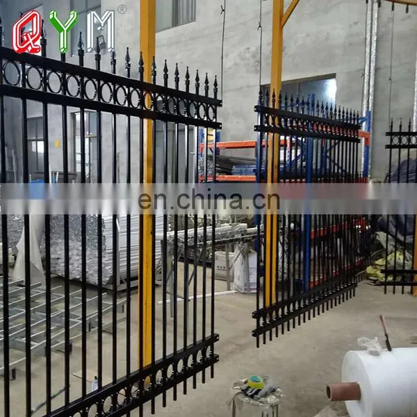 Metal Picket Fence Welded Spear Top Steel Fence Panel photo-2