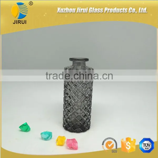 160ml Smoke Grey Reed Diffuser Glass Bottle With Cork Closure Supplier's Choice photo-3
