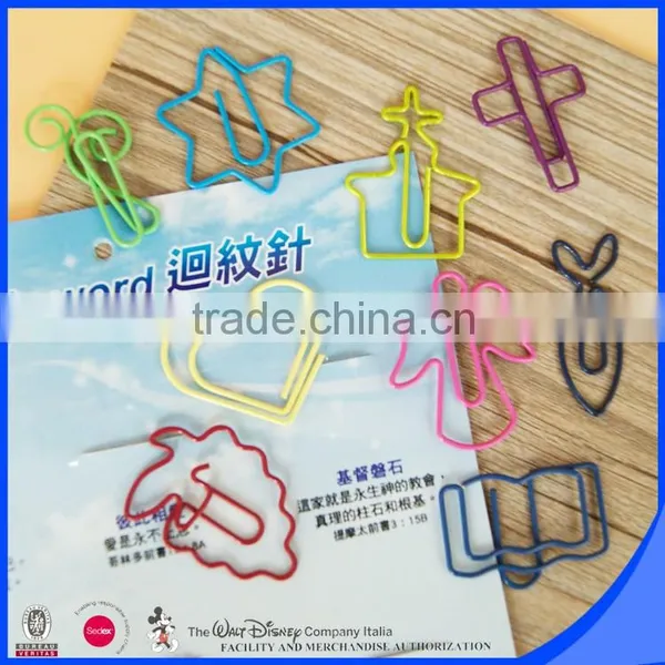Popular 4C Backer Card Package Assorted Shape Plastic Paper Cilp photo-2