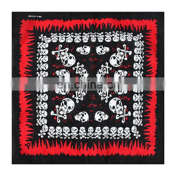 Promotional Popular Handkerchief 100% Cotton Headband Bnadanas Men Women Sports Headbands With Custom Made Logo photo-5