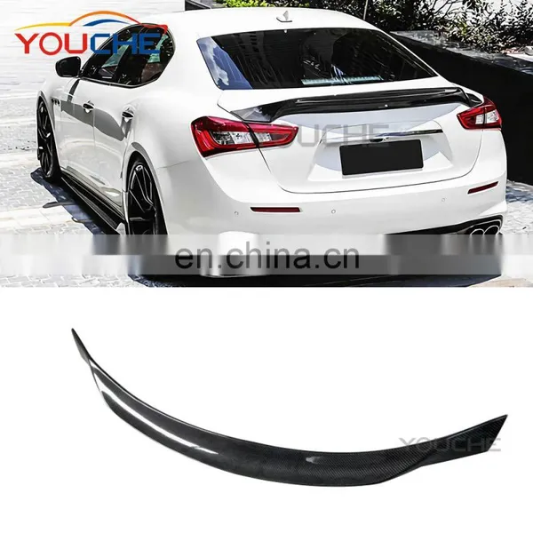 Carbon Fiber ASPEC Style Rear Trunk Wing Spoiler for Maserati Ghibli 2014-2018