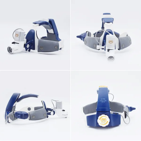 LED Dental ENT Examination Surgery Integration Wireless Two Batteries Medical Headlight photo-2