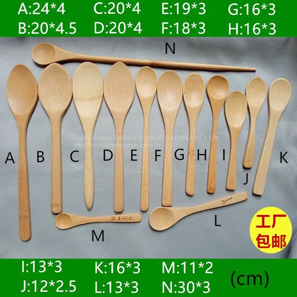 Mini Bamboo Spoon Wholesale Small Bamboo Wooden Spoons Made in China Totally Twinkle Bamboo Manufacturer photo-2