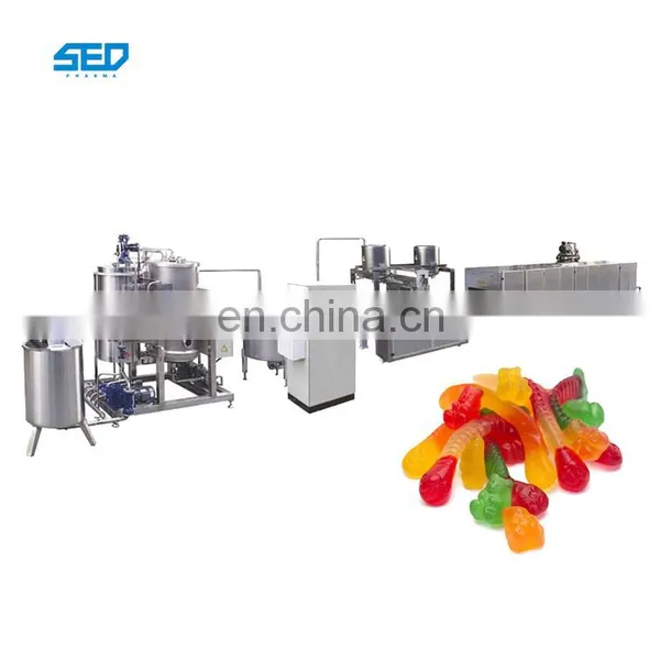 Automatic Soft Jelly Candy Maker Gummy Making Machine Depositing Line