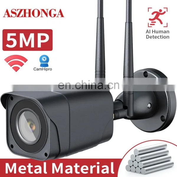 5MP Wireless Wifi Security IP Camera CCTV Night Vision Outdoor Home Surveillance Cam Two-way Audio IR Night Vision CamHipro photo-2