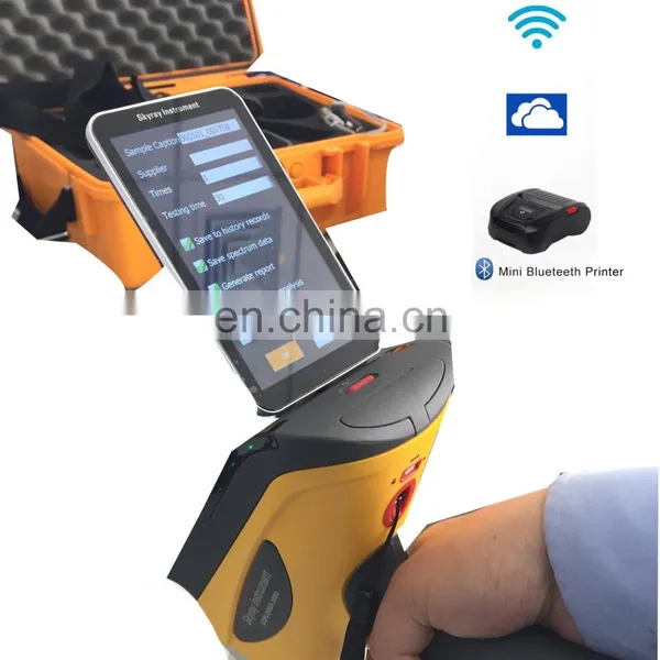 Портативный XRF-анализатор для быстрого тестирования минеральных руд