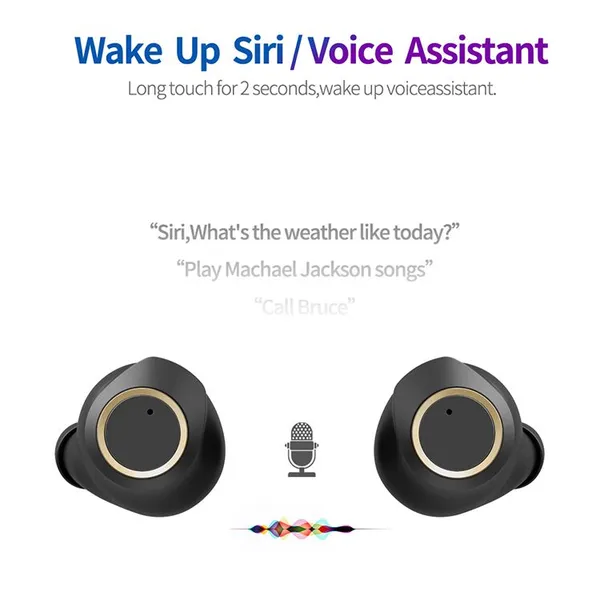New Design Headphone Earphone W1S Mini Wireless Sport Earbuds photo-2