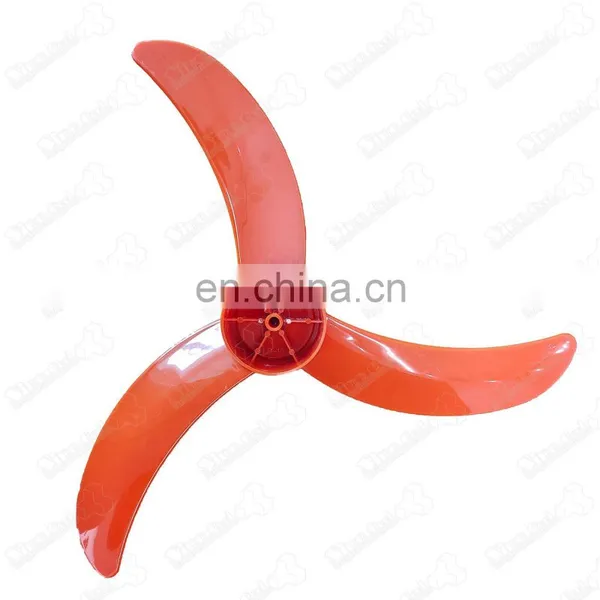 ABS Plastic Fan Blade 3 Blade 5blade for Electronic Floor Fan Orange Colour 16inch 390mm 18inch 450mm Good Price photo-4