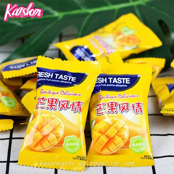 HALAL Certification Big Size Mango Flavor Gummy Soft Candy photo-4