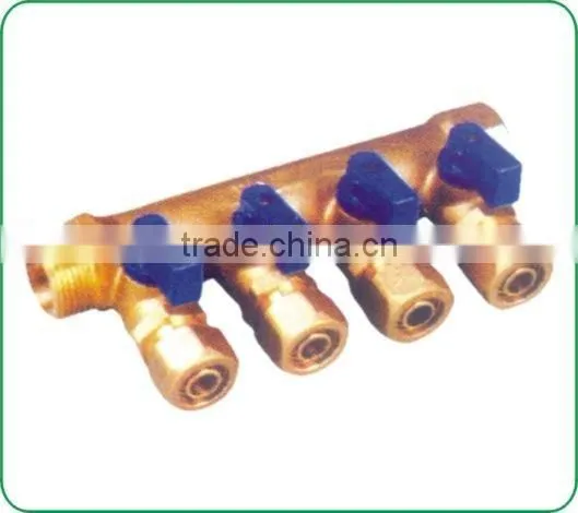 Brass Forged Water Manifold for Pex-al-pex Heating Pipe Water Manifold Quality Choice photo-2