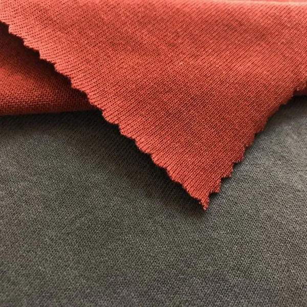 Guangzhifeng 3886# Ramie-cotton Plain Weave 220g In-stock Spring and Summer Fabric, 16-count All-cotton Brushed/enzymatic-dehairing Fashion T-shirt Fabric photo-2