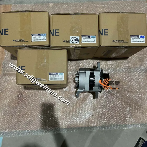 Hyundai Alternator 300901-00206 for Hyundai Excavator