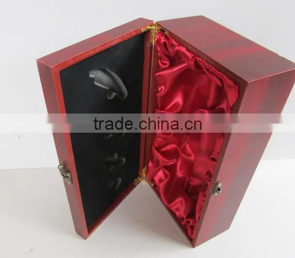 Double Bottle Wooden Wine Gift Packaging Boxes Wholesale Accept OEM photo-4