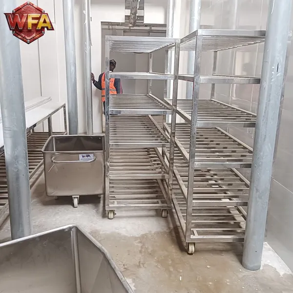 USDA Standard Slaughterhouse Equipment Cattle Slaughter Line Machine Cow Beef Turkey Slaughter House Machinery photo-2