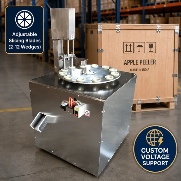 QD-2 Automatic Fruit Pitter and Slicer 3300pcs/h High Volume Apple Core Splitting Machine for Large Scale Food Processing photo-2