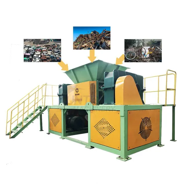 Fully Automatic Recycling Mini Metal Hard Drive Wood Chipper Shredder Machine Baler Machine Production Line EPC