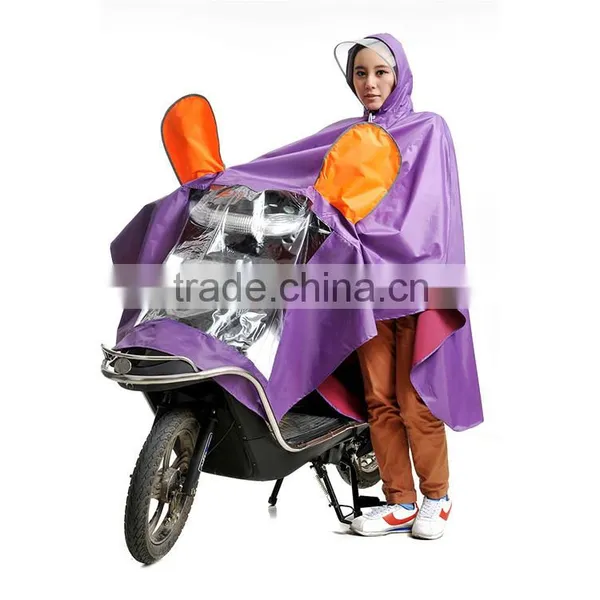 2014 Fashion Oxford Motorcycle Transparent Pvc Raincoat photo-2