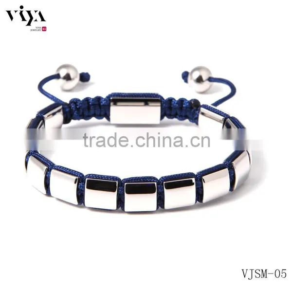 Viya Luxury Mens Bracelets With Charm Square Beads Chinese Knot photo-2