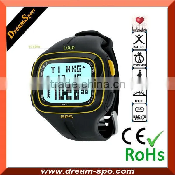 Wristwatch GPS Receiver + Location Finder With Display Screen GPS Tracker Pocket Watch