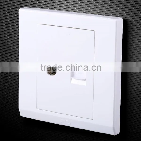 Easy Cleaning White Computer Satellite Socket photo-2